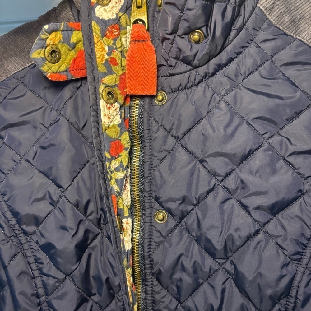 Harvey & Jones Navy Lightweight Quilted Jacket - Picture 6 of 11